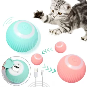 Bola Automática - Brinquedo Interativo para Gatos