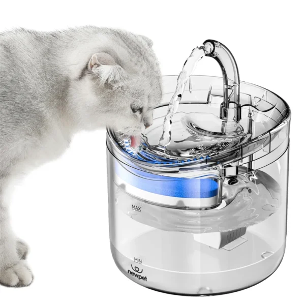 Bebedouro automático com sensor inteligente para gatos